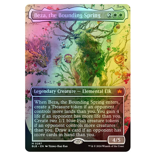 Magic The Gathering - Bloomburrow - Beza, the Bounding Spring - 0287 (Foil)