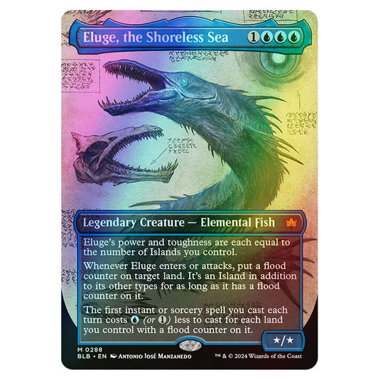 Magic The Gathering - Bloomburrow - Eluge, the Shoreless Sea - 0288 (Foil)