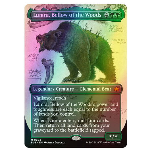 Magic The Gathering - Bloomburrow - Lumra, Bellow of the Woods - 0293 (Foil)