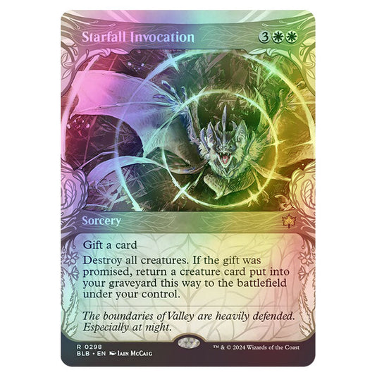 Magic The Gathering - Bloomburrow - Starfall Invocation - 0298 (Foil)