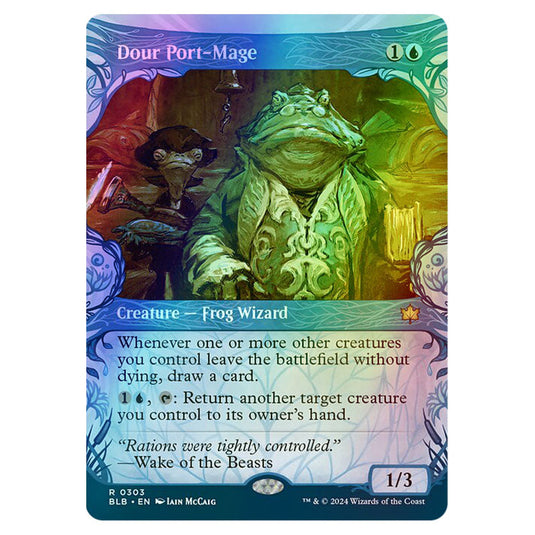 Magic The Gathering - Bloomburrow - Dour Port-Mage - 0303 (Foil)