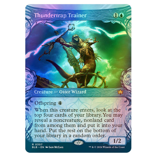 Magic The Gathering - Bloomburrow - Thundertrap Trainer - 0307 (Foil)