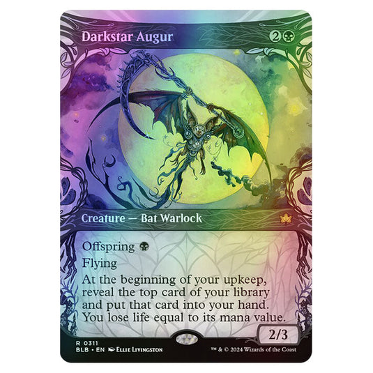 Magic The Gathering - Bloomburrow - Darkstar Augur - 0311 (Foil)