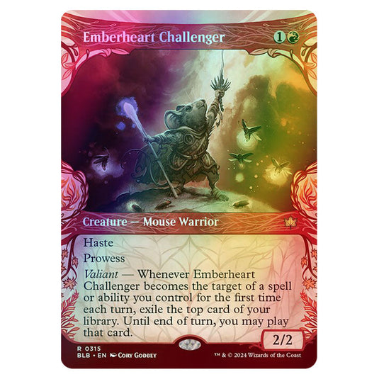 Magic The Gathering - Bloomburrow - Emberheart Challenger - 0315 (Foil)