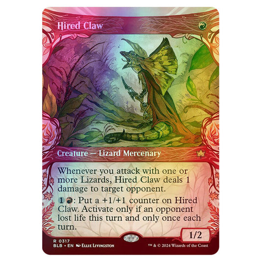 Magic The Gathering - Bloomburrow - Hired Claw - 0317 (Foil)