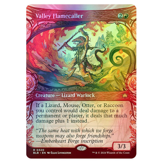 Magic The Gathering - Bloomburrow - Valley Flamecaller - 0320 (Foil)