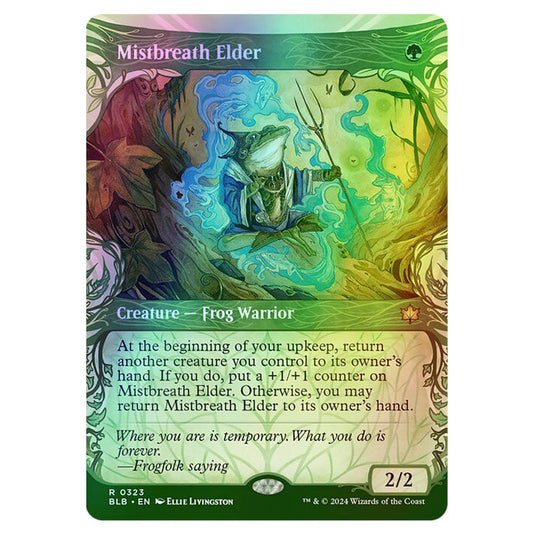 Magic The Gathering - Bloomburrow - Mistbreath Elder - 0323 (Foil)