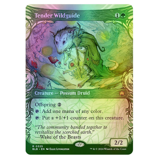 Magic The Gathering - Bloomburrow - Tender Wildguide - 0325 (Foil)