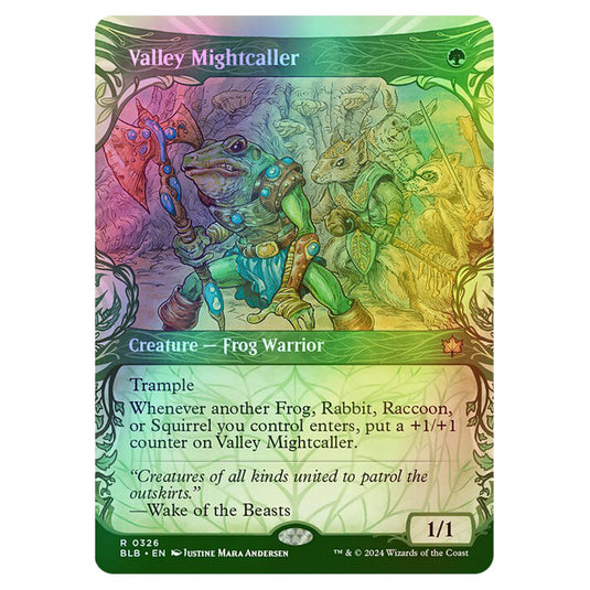 Magic The Gathering - Bloomburrow - Valley Mightcaller - 0326 (Foil)