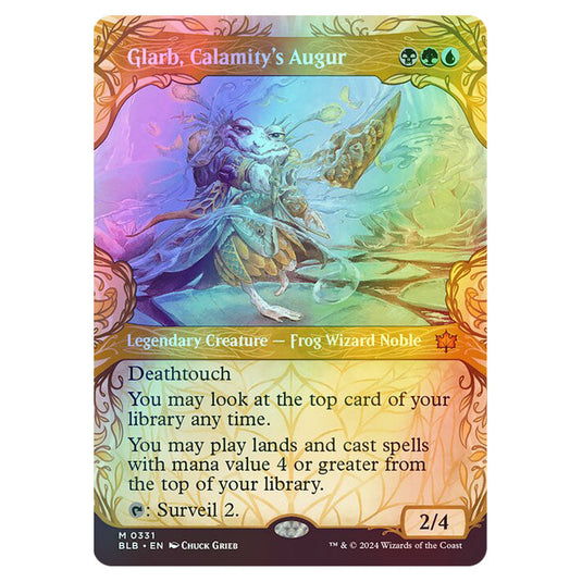 Magic The Gathering - Bloomburrow - Glarb, Calamity's Augur - 0331 (Foil)