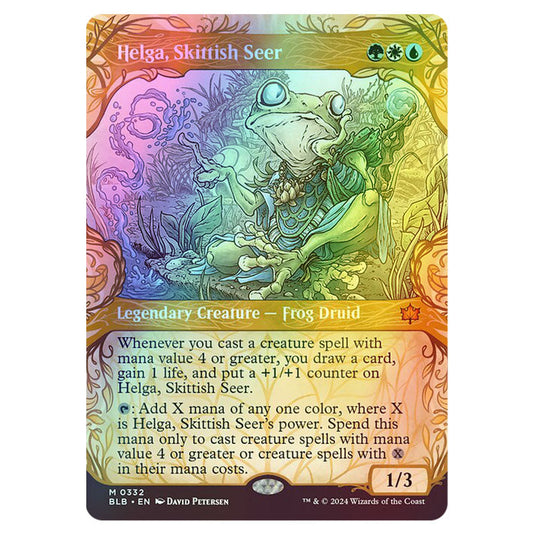 Magic The Gathering - Bloomburrow - Helga, Skittish Seer - 0332 (Foil)