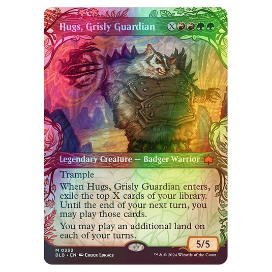 Magic The Gathering - Bloomburrow - Hugs, Grisly Guardian - 0333 (Foil)