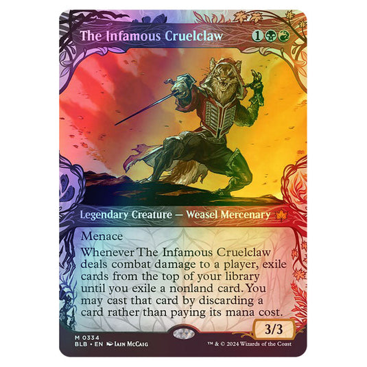 Magic The Gathering - Bloomburrow - The Infamous Cruelclaw - 0334 (Foil)