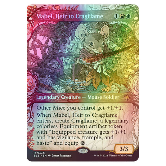 Magic The Gathering - Bloomburrow - Mabel, Heir to Cragflame - 0336 (Foil)