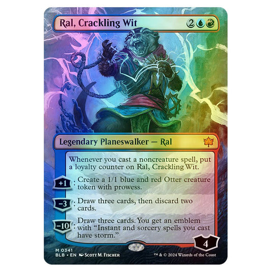 Magic The Gathering - Bloomburrow - Ral, Crackling Wit - 0341 (Foil)