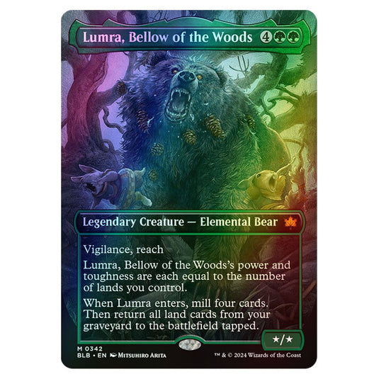 Magic The Gathering - Bloomburrow - Lumra, Bellow of the Woods - 0342 (Foil)