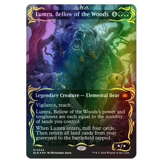 Magic The Gathering - Bloomburrow - Lumra, Bellow of the Woods - 0343 (Foil)