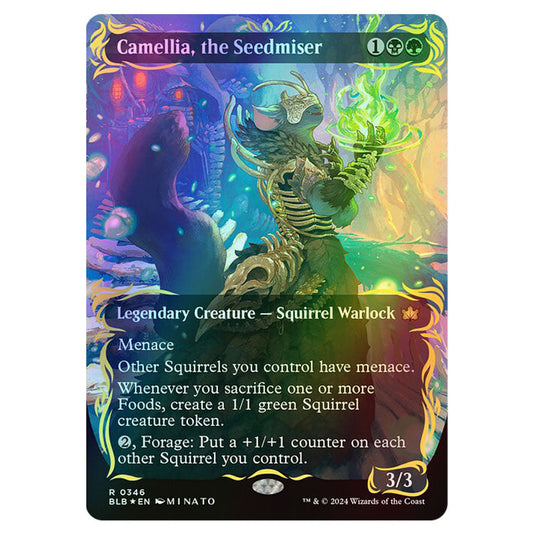 Magic The Gathering - Bloomburrow - Camellia, the Seedmiser - 0346 (Foil)