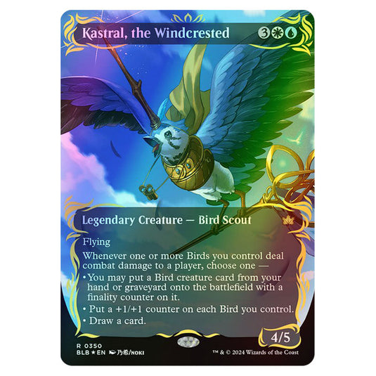 Magic The Gathering - Bloomburrow - Kastral, the Windcrested - 0350 (Foil)