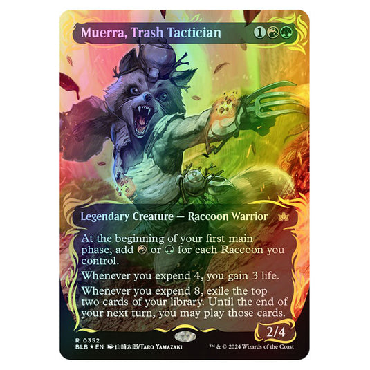 Magic The Gathering - Bloomburrow - Muerra, Trash Tactician - 0352 (Foil)