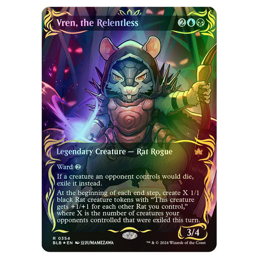 Magic The Gathering - Bloomburrow - Vren, the Relentless - 0354 (Foil)