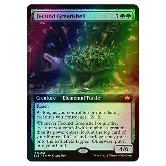 Magic The Gathering - Bloomburrow - Fecund Greenshell - 0362 (Foil)