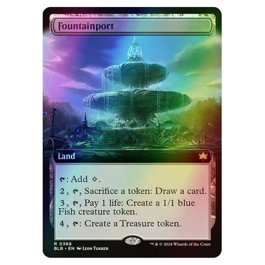 Magic The Gathering - Bloomburrow - Fountainport - 0368 (Foil)