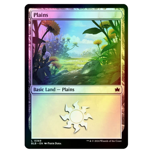 Magic The Gathering - Bloomburrow - Plains - 0369 (Foil)