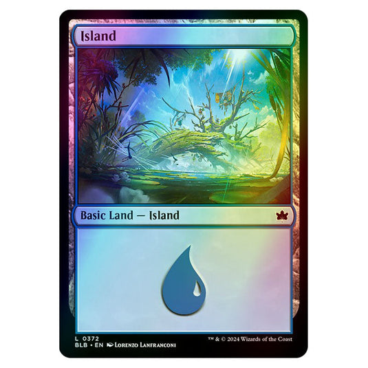 Magic The Gathering - Bloomburrow - Island - 0372 (Foil)