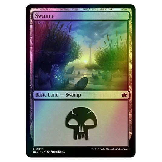 Magic The Gathering - Bloomburrow - Swamp - 0373 (Foil)