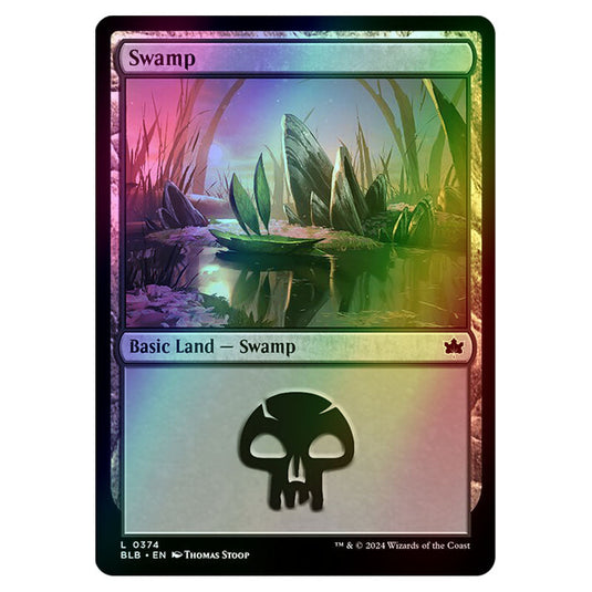 Magic The Gathering - Bloomburrow - Swamp - 0374 (Foil)