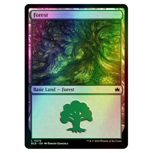 Magic The Gathering - Bloomburrow - Forest - 0378 (Foil)