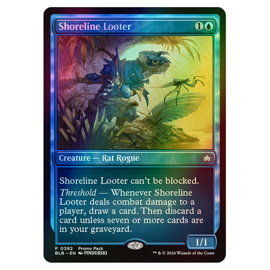 Magic The Gathering - Bloomburrow - Shoreline Looter - 0382 (Foil)