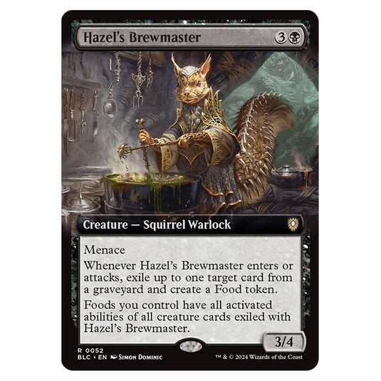 Hazel's Brewmaster 0052 card from the Magic The Gathering set Bloomburrow Commander