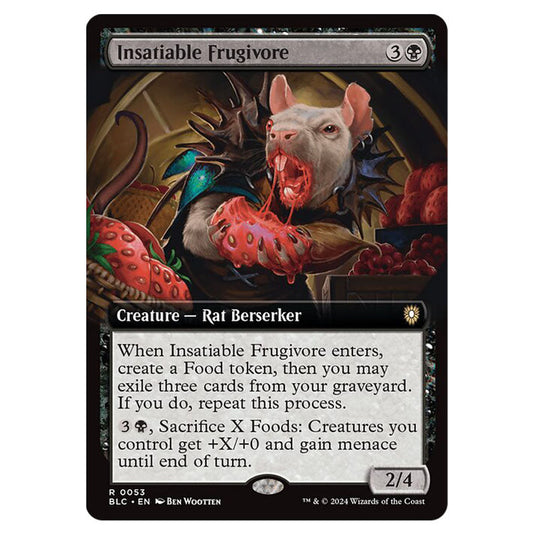 Insatiable Frugivore 0053 card from the Magic The Gathering set Bloomburrow Commander