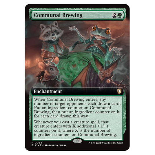 Communal Brewing 0063 card from the Magic The Gathering set Bloomburrow Commander