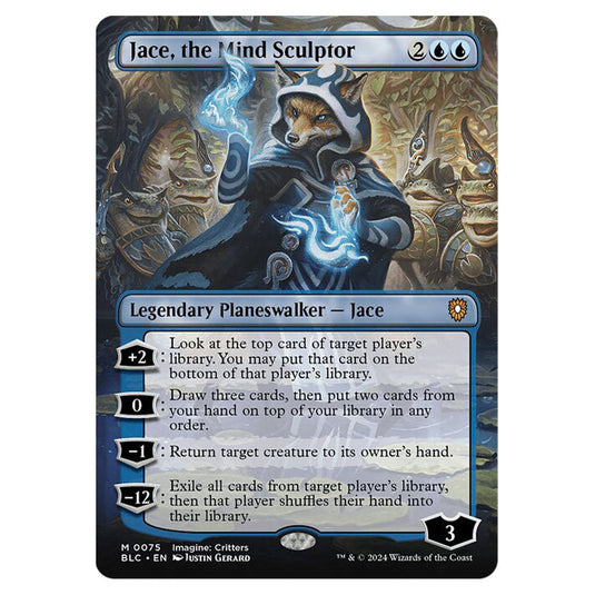 Jace, the Mind Sculptor 0075 card from the Magic The Gathering set Bloomburrow Commander