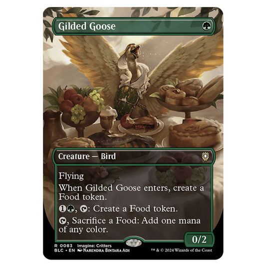 Gilded Goose 0083 card from the Magic The Gathering set Bloomburrow Commander