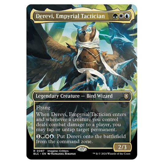 Derevi, Empyrial Tactician 0087 card from the Magic The Gathering set Bloomburrow Commander