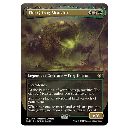 The Gitrog Monster 0088 card from the Magic The Gathering set Bloomburrow Commander