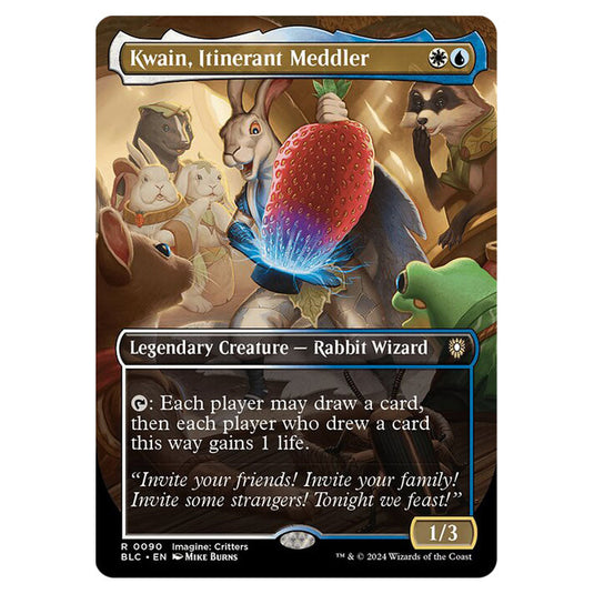 Kwain, Itinerant Meddler 0090 card from the Magic The Gathering set Bloomburrow Commander