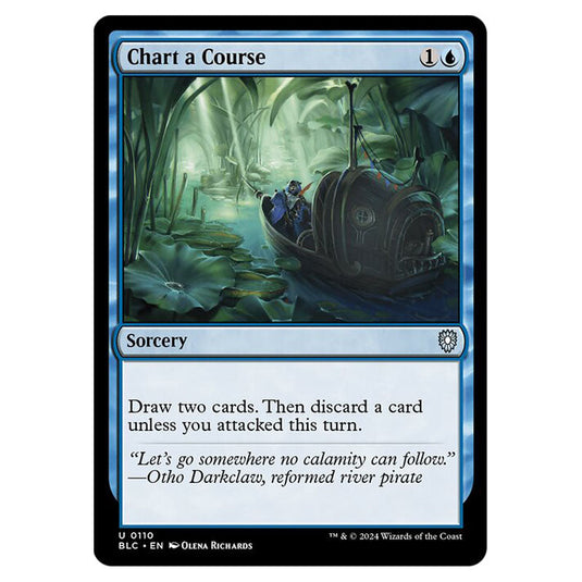 Chart a Course 0110 card from the Magic The Gathering set Bloomburrow Commander