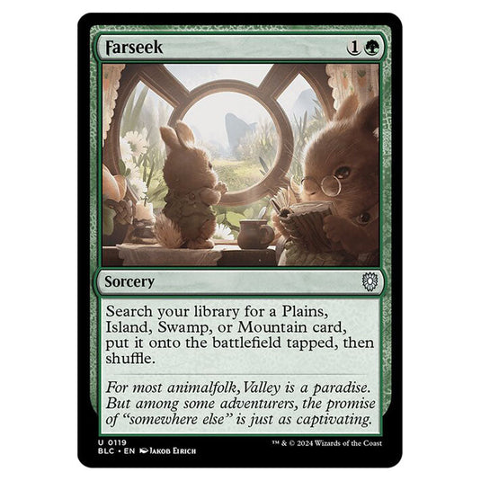 Farseek 0119 card from the Magic The Gathering set Bloomburrow Commander