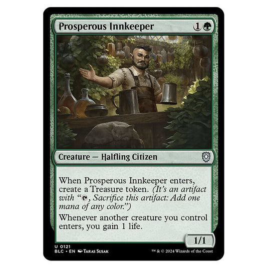 Prosperous Innkeeper 0121 card from the Magic The Gathering set Bloomburrow Commander