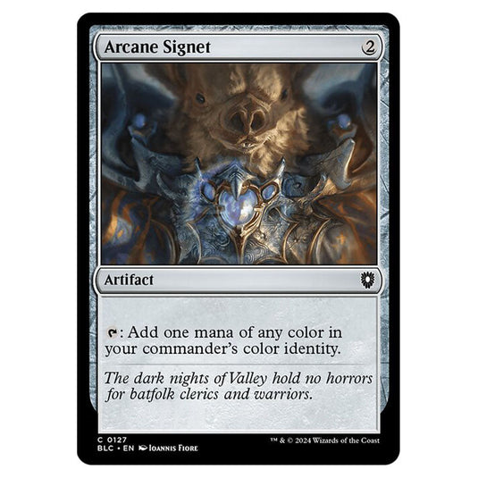 Arcane Signet 0127 card from the Magic The Gathering set Bloomburrow Commander