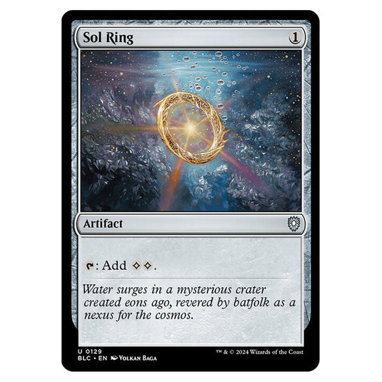 Sol Ring 0129 card from the Magic The Gathering set Bloomburrow Commander