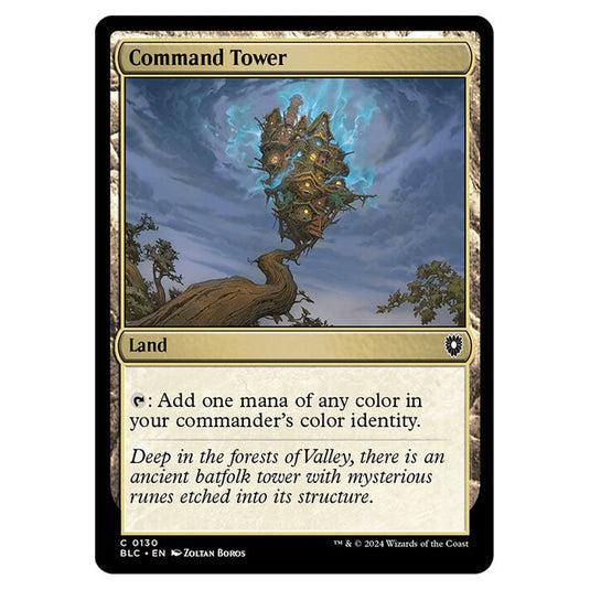 Command Tower 0130 card from the Magic The Gathering set Bloomburrow Commander