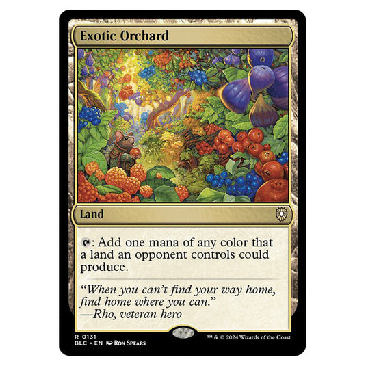 Exotic Orchard 0131 card from the Magic The Gathering set Bloomburrow Commander