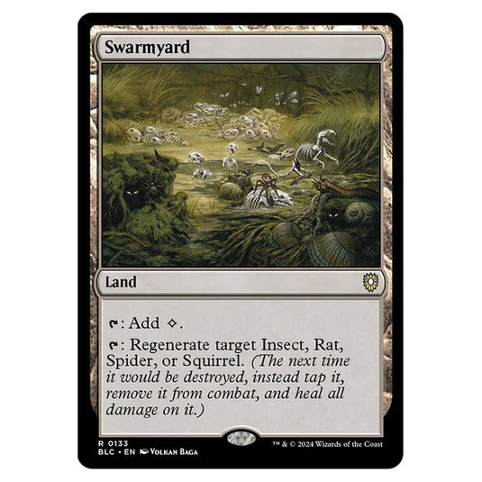 Swarmyard 0133 card from the Magic The Gathering set Bloomburrow Commander