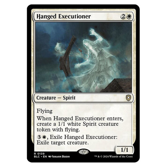 Hanged Executioner 0139 card from the Magic The Gathering set Bloomburrow Commander